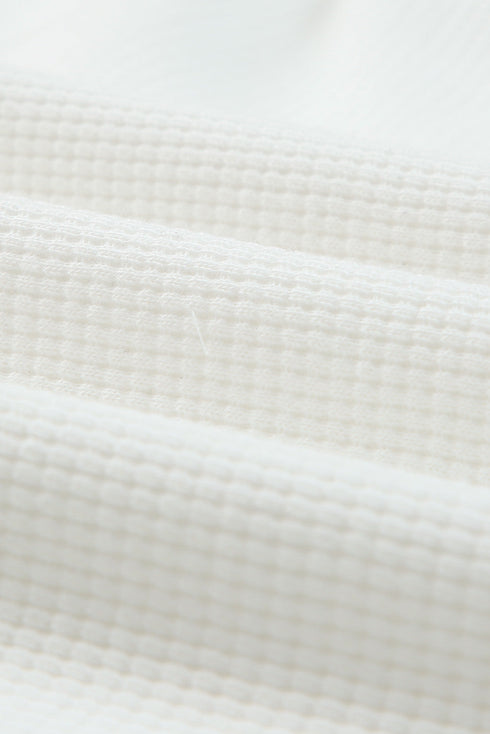 Ribbed Zipper Sweatshirt and High Waist Shorts Set